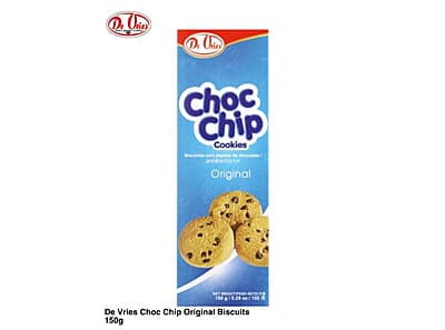 De Vries Choc Chip Original biscuits 150g