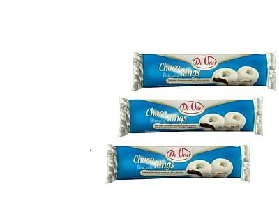 De Vries Choco Rings white chocolate biscuits 150g