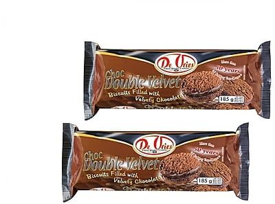 De Vries Double Velvet Chocolate biscuits 185g
