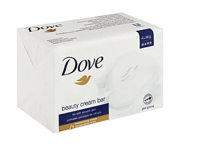 Dove Original White Beauty Soap 4 x 90g
