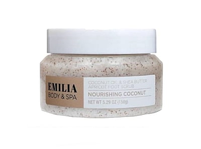 Emelia Coconut & Shea Butter Foot Scrub 150g