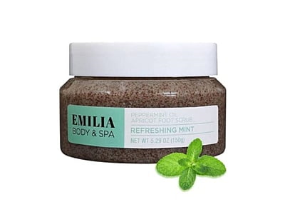 Emelia Refreshing Mint Foot Scrub 150g