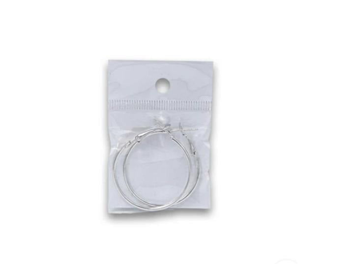 Fashion Earring Silver Hoops (Pair) Fashion Earring Silver Hoops (Pair)