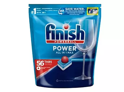 Finish Power Regular All-in-1 Max Dishwashing Tablets 56 Pack