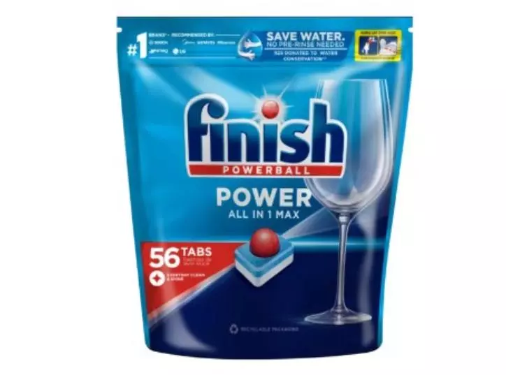 Finish Power Regular All-in-1 Max Dishwashing Tablets 56 Pack