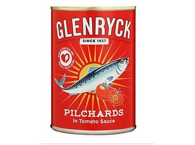 Glenryck Pilchards In Tomato Sauce 400g