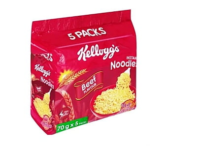 Kellogg's Instant Noodles Beef Flavour 70g X 5