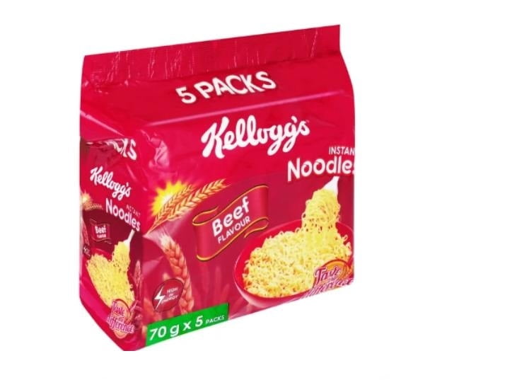 Kellogg's Instant Noodles Beef Flavour 70g X 5