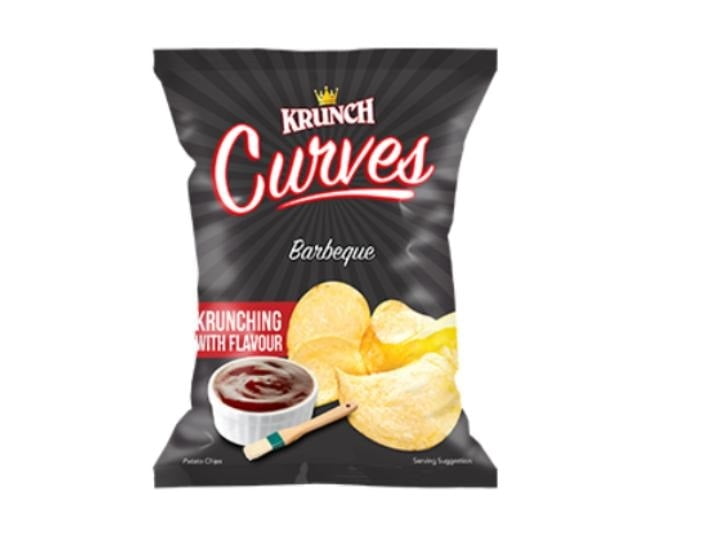 Krunch Curves Potato Chips BBQ 125g