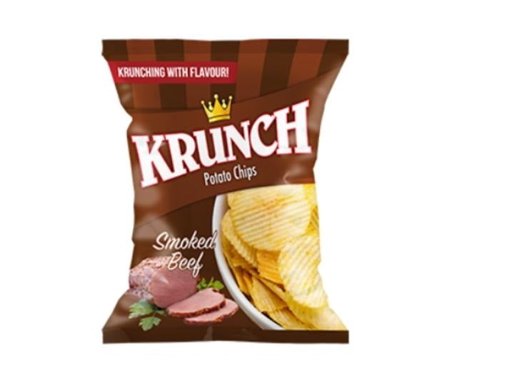 Krunch Potato Chips Smoked Beef 125g