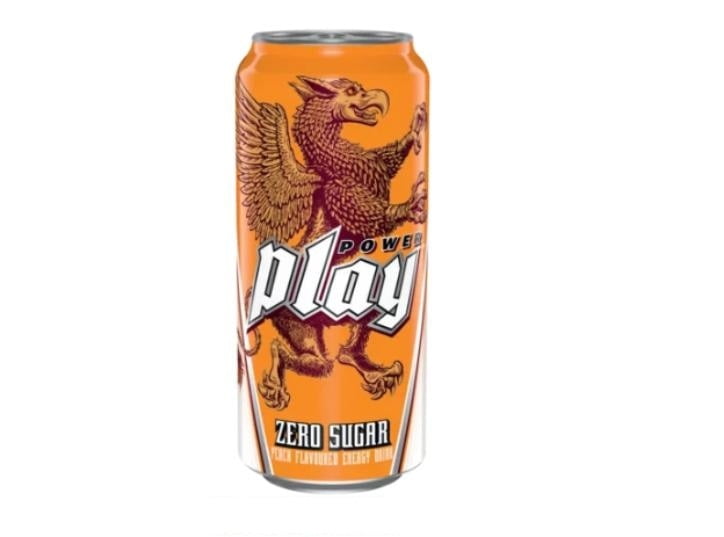 Power Play Peach Zero Sugar Energy Drink 440ml