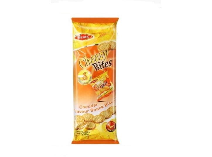 Tasty Treats Cheezy Bites Cheddar 6x30g